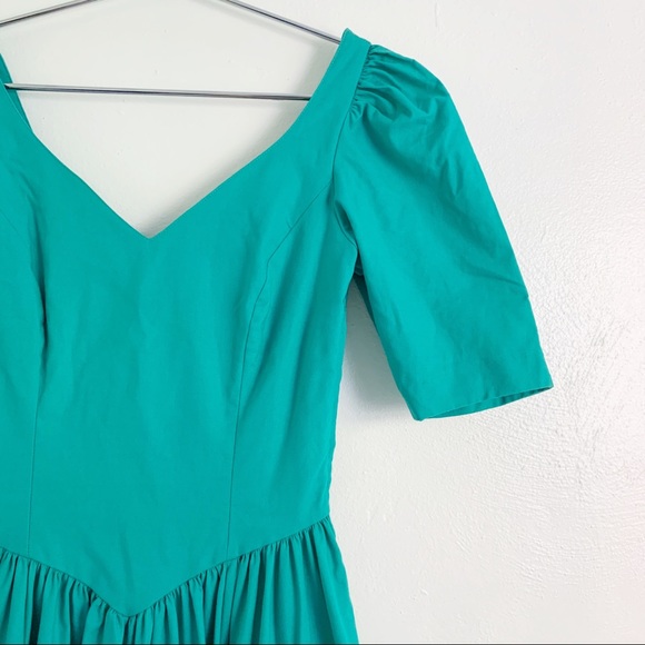 SOLD Vintage 80s Laura Ashley Midi Dress XS - Picture 4 of 8